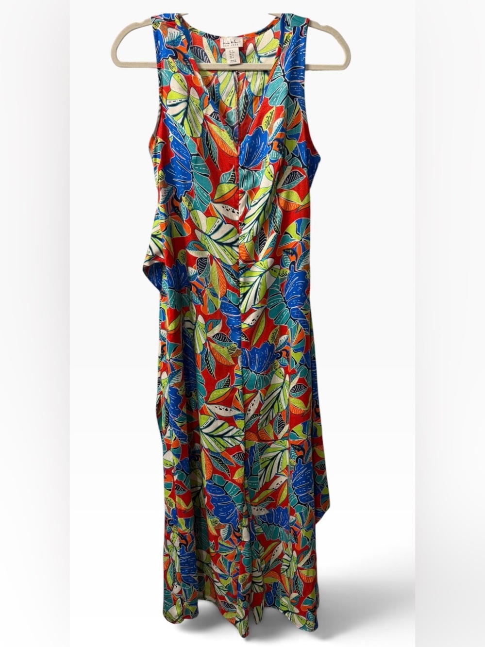 Women’s Nicole Miller jumpsuit in vibrant colors EUC size Small